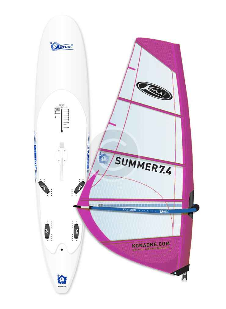 Pink Windsurfing Sail